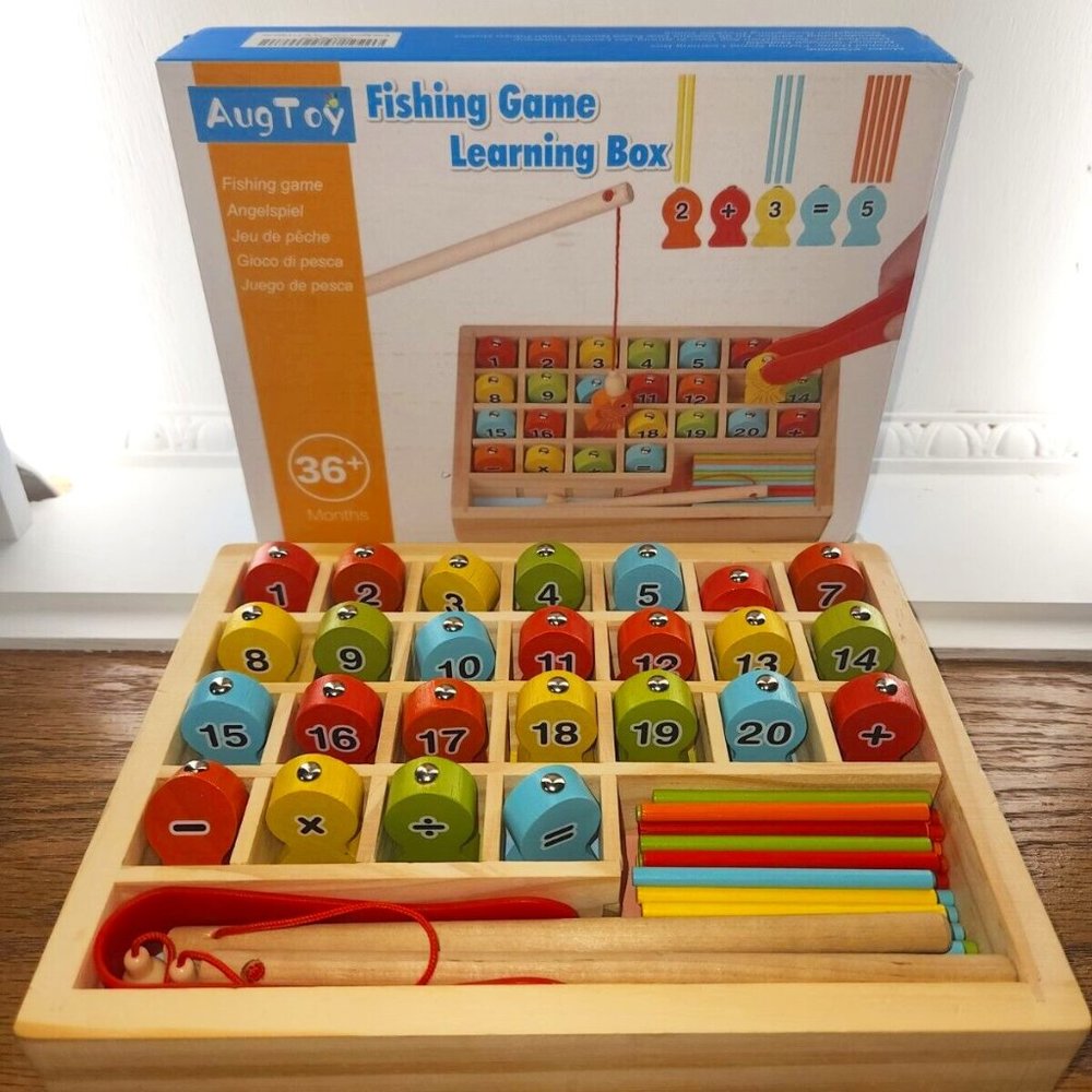AugToy Fishing Game Learning Box Ages 3 years +